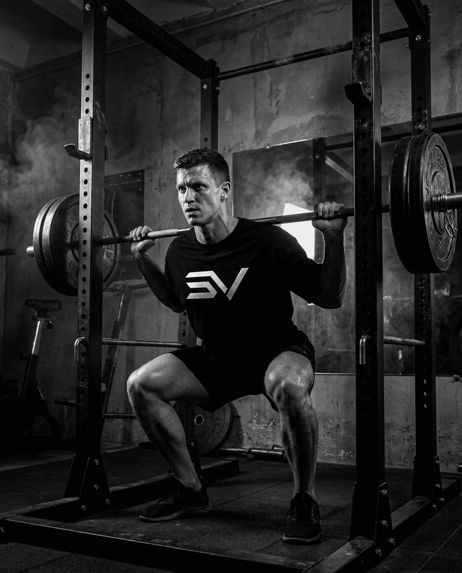 STONVEN tee — gym session